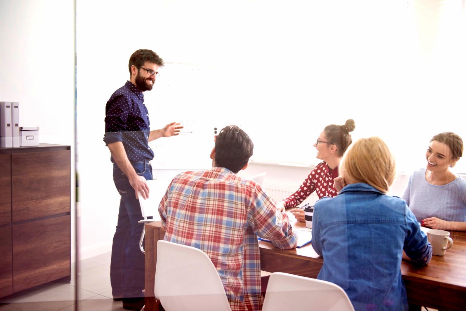 Financial planning workspace with documents and calculator